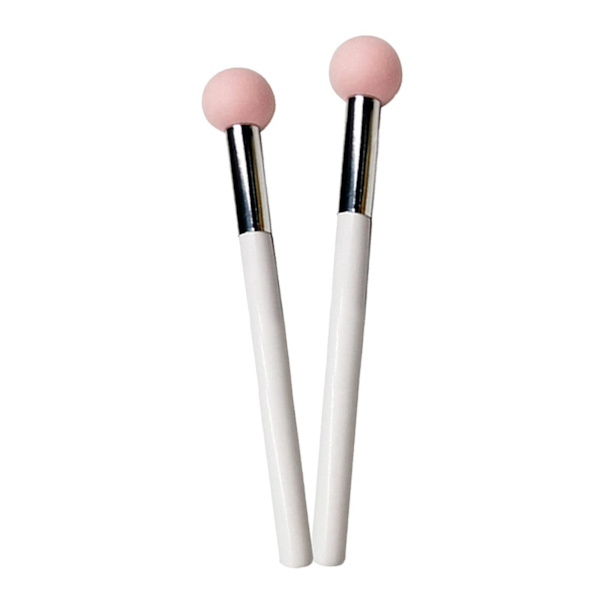 2 x Concealer Svampborste Under Ögon Concealer Borste för Flytande Foundation--