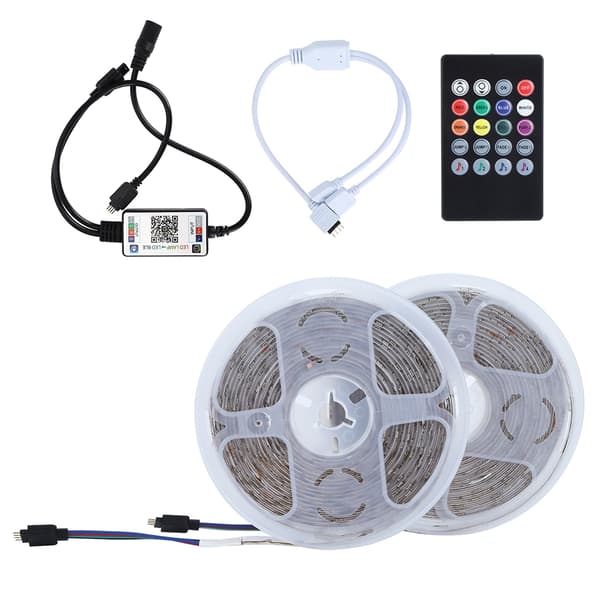 Vanntett intelligent 10m 540LED-stripslys for hjemmebar KTV-dekorasjon EU 100-240V