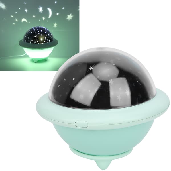 USB LED Natlampe Stjernehimmel Ocean Univers Projektionslampe Børnefødselsdagsgave Grøn