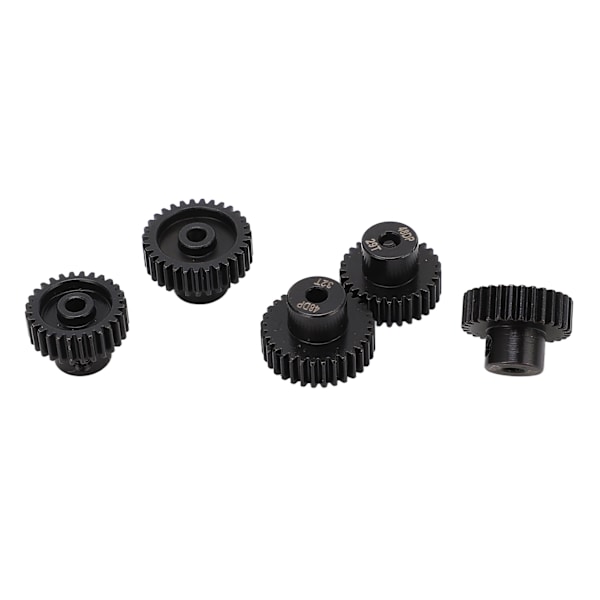 48DP 0,53M Tandhjulssæt 3,175mm Aksel Metal Motor Gear til 1/10 Modelbil 28T 29T 30T 31T 32T