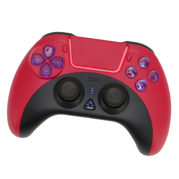 Trådløs spilcontroller RGB-baggrundsbelysning Dual Vibration 6 Axes Trådløst spilhåndtag til PS4 til PS3 til IOS-enhed