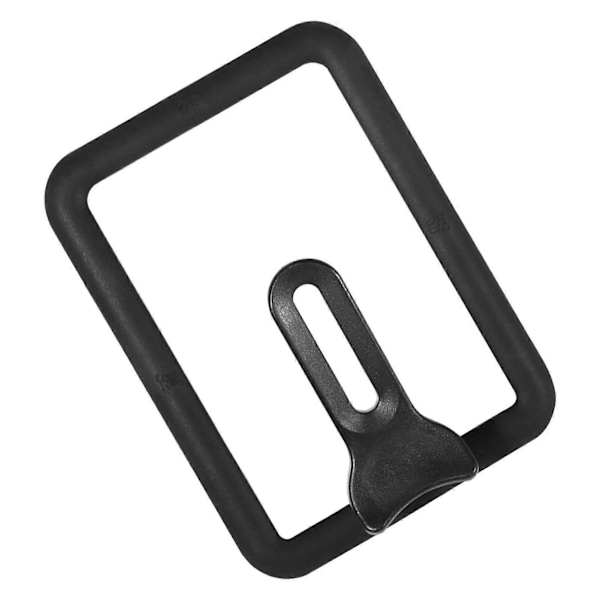 Rektangulært Glasslokk Tykkere Stående Synlig Silikon Rektangulær Pannelokk Svart 15 X 18cm / 5.9 X 7.1in