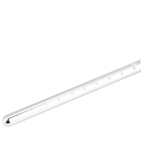 Aluminiumlegering Scuba Diving Støymaker Stick Rod Pointer med Fallskjerm Lanyard (Sølv)