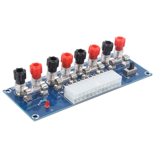 2 st ATX Power Board 24-stifts datorchassi strömförsörjning breakout-moduladapter XHM229