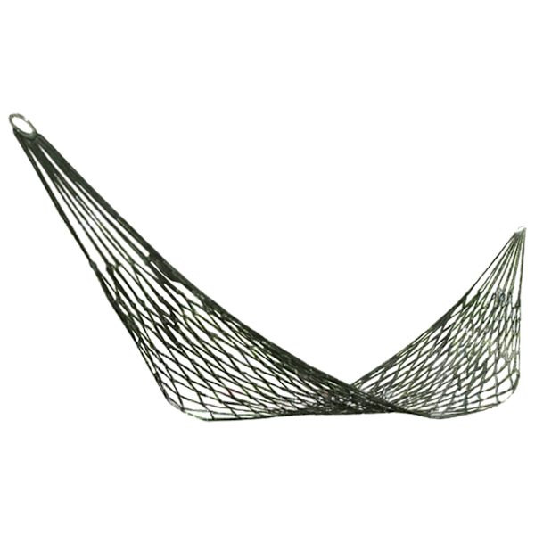 Outdoor Hammock Mesh Hammock Camping Yksinkertainen Nylon Verkko riippumatto köydellä