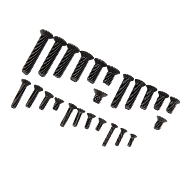 720PCS Laptop-ersättningsskruvsortiment Kit Svart Notebook-dator Reparation Kolstålsskruvsats