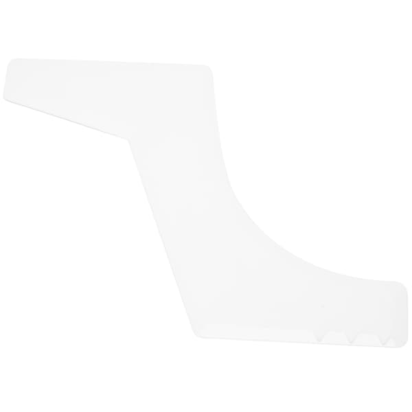 Skäggformningsmall Hemsalong Skäggguide Stylingmall Tillbehör (Vit)