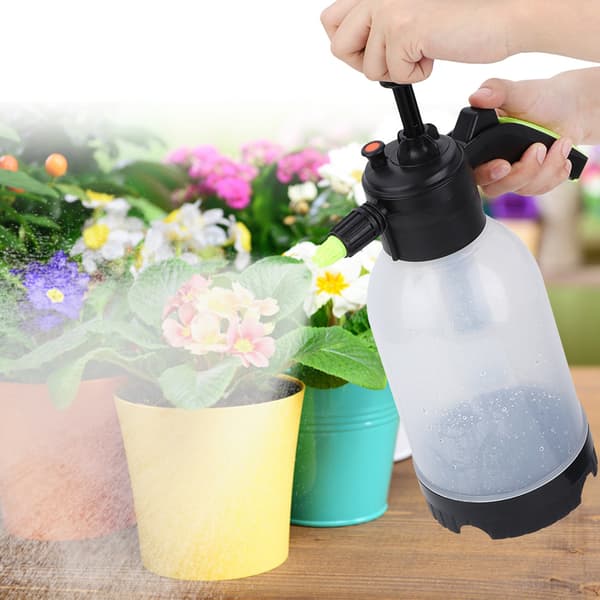 2L Lufttryck Bärbar Blomma Växt Vatten Spray Flaska Munstycke Vattenkanna