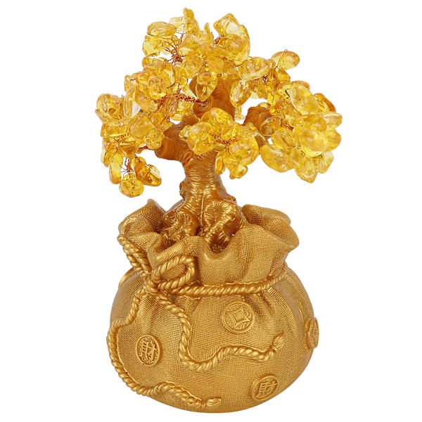 Guld Farve Træ Dekoration Resin Håndværk Ornament til Hjem Vinskab Stue Gang
