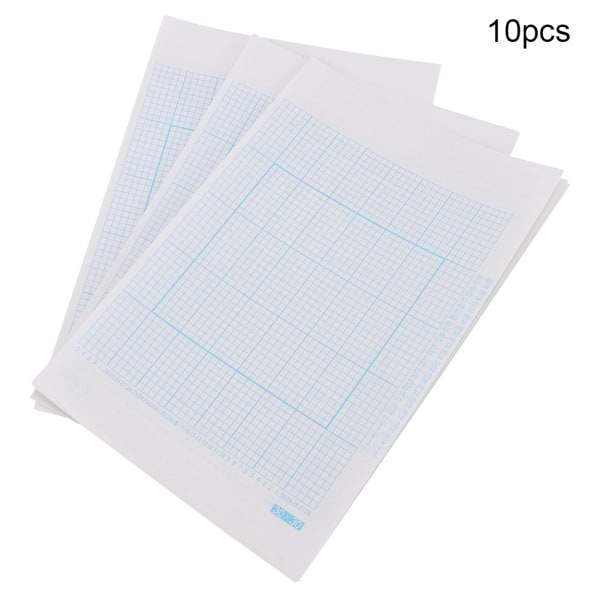 10 stk sting hulkort 10 stk gitterpapir Nylon strikkemaskine tilbehør