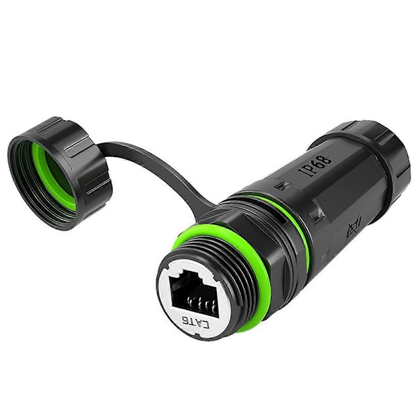 IP68 Vedenpitävä M20 RJ45 Suojattu CAT6A Naaras Paneeli Ilman kaapelia
