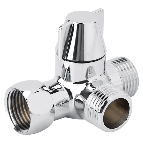 G1/2\" Bruse Trevejs T-formet Adapter Vandafleder Stik Toilet Bidet Vandseparator