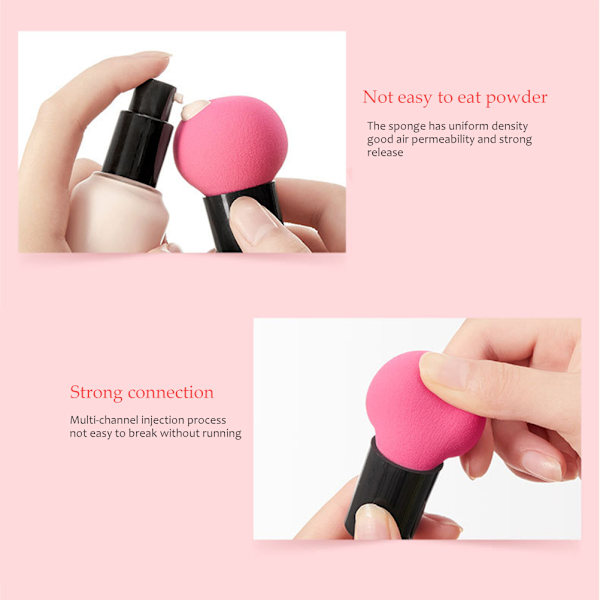 Mushroom Head Sponge Puff Small Dry Wet Puff Makeup Tool Kosmeettiset tarvikkeet