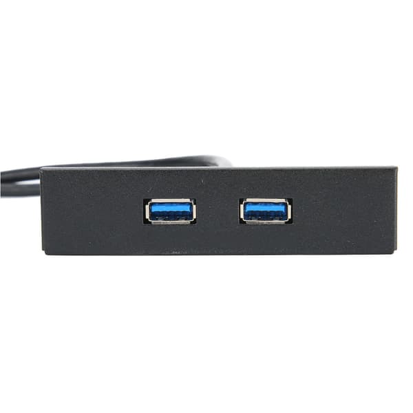 USB3.0 Diskett Frontpanel 3.5' Diskettbrønn 19 Pin til 2 Grensesnitt USB3.0 HUB
