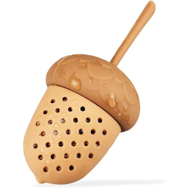 Bærbar Silikon Te-Infuser Vaskbar Løsblad Si Removable Filter til Suppe og Te