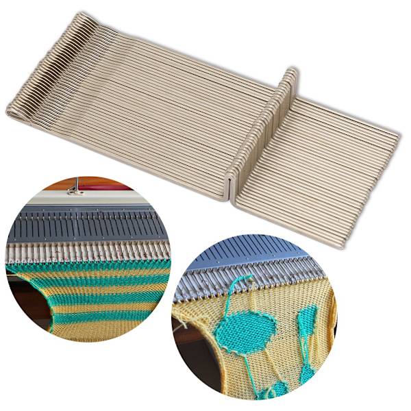 40st Stålstickmaskin Nålar Vävverktyg Vävertillbehör Passar för KH230 14,2cm