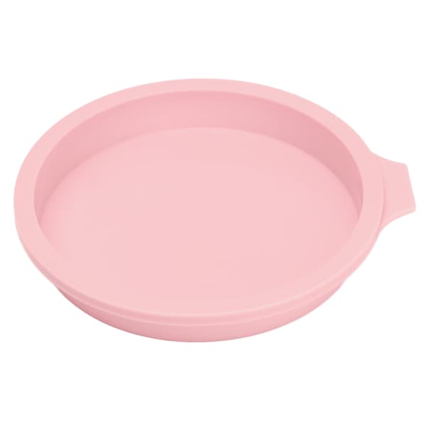 Hjemmekøkken Bageform Kageform Genanvendelig Silikone Bageform til Bageri Kagebutik Desserter Pink Rund