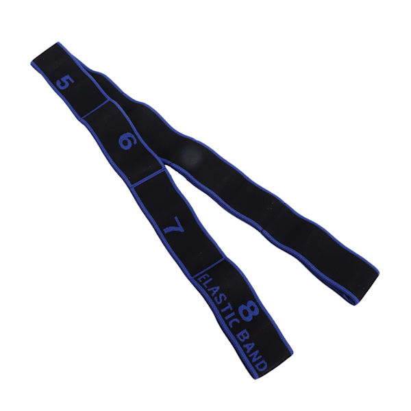 Motståndsband Yoga Latindans Dragrem Bälte Fitness Elastisk Träning Stretching BandBlå nummer