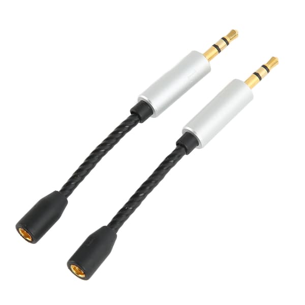 til MMCX til 2,5 mm adapterkabel hun til han tabsfri plug and play lille hovedtelefonadapterkabel