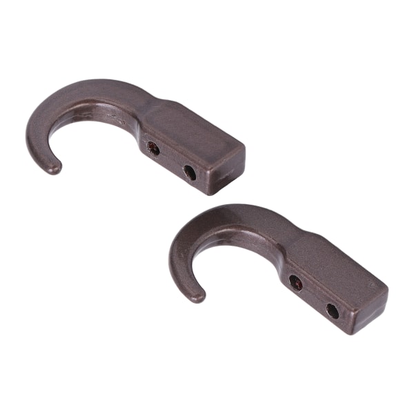 2 set RC metallisimulaatioperävaunukoukku sinkkiseoksesta vetokoukku SCX10 1/10 RC-kiipeilyautolle Titanium Color
