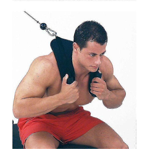 Nylon Abdominal Crunch Stropper - Fitness Trænings Træksele med Skulderrem