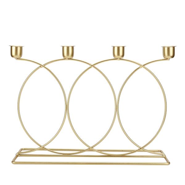 Candelabrum i nordisk stil, ljusstake för middag med levande ljus, bröllopsljusstakar, bordsdekoration