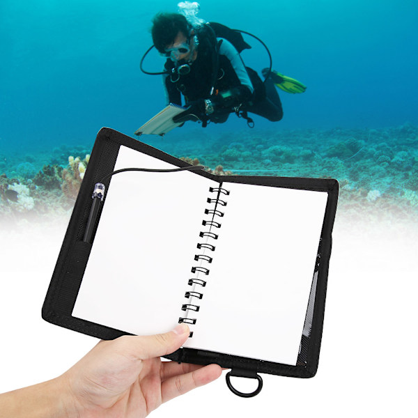 Scuba Diving Underwater Notebook Vanntett papir Meieribok med blyant
