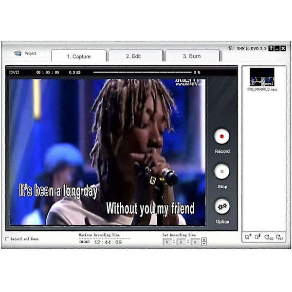 Usb 2.0 Video Capture Card Enhet Video Grabber One Touch Vhs Vcr Tv Till Dvd Konverterare -JRCH