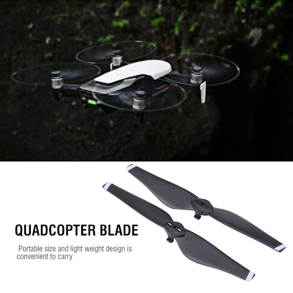 Mavic Air Drone Quick Release Propellrar - 2 par (White Stripe)