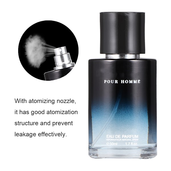 50ml*2 Men Lemon Front Note Parfume Langvarig Duft Parfume
