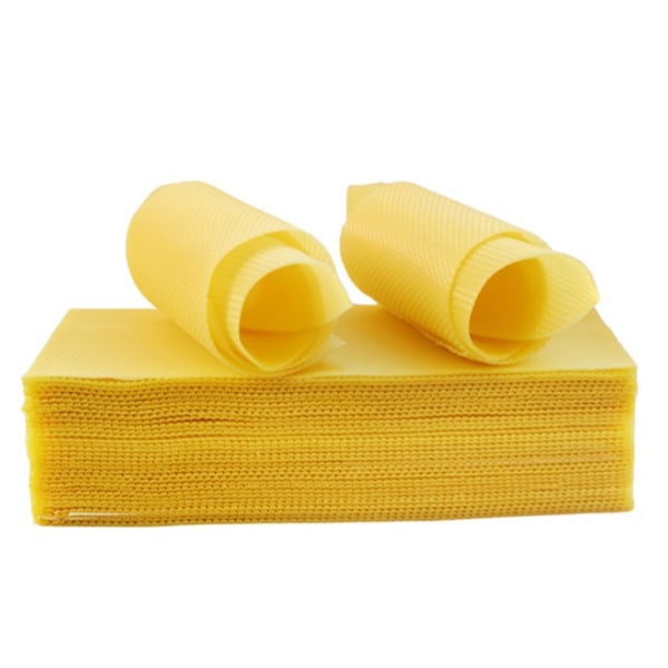 10Pcs Beeswax Sheets for Candle Making Natural Beeswax Honeycomb Foundation Sheets for Kids Adults