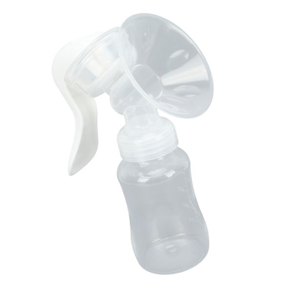 Manuell brystpumpe Sterk sugekraft Myk silikon Brystpumpe for mor 150ml