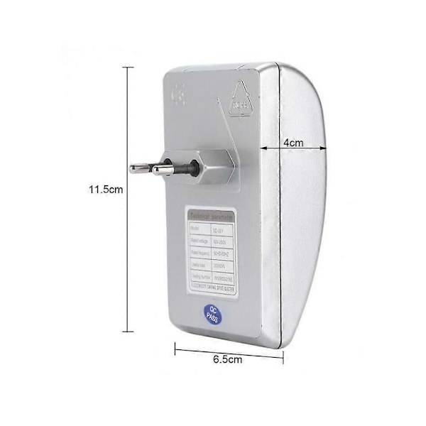 4 st Strömsparare, 90V-250V Strömsparare Elektrisk Box för Hemmakontor (EU)