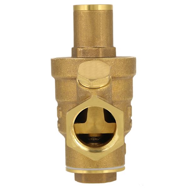 1 stk. Messing Justerbar Vann Trykkreduserende Regulator Ventil Gjenge DN15 1/2\"