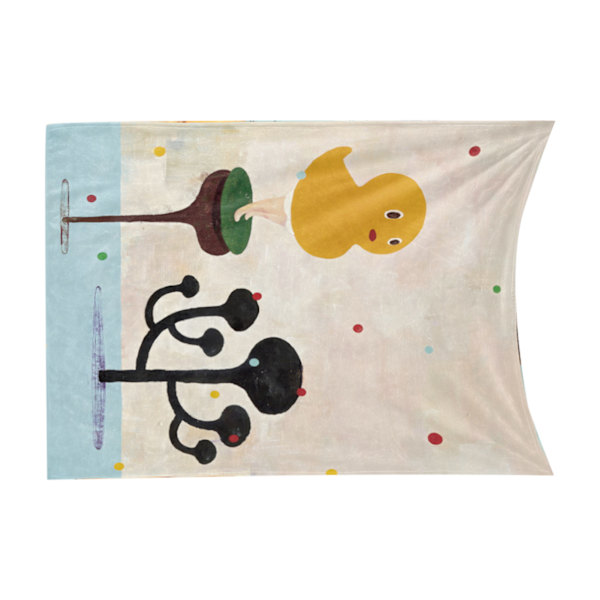 Kunstnerisk mønstret tæppe, behageligt, maskinvaskbart, dekoration, klart tryk, tæppe BL681-5 140x200cm