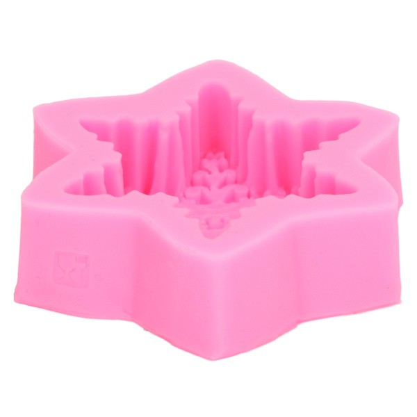 Fondantforme 3D Snefnug Premium Materiale Holdbar Nonstick Elastisk Udbredt Silikoneforme til Kage Chokolade Slik