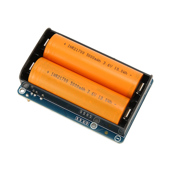 Strömförsörjningsmodul för UPS 5V utgång Micro USB 21700/5000mAh I2C-styrgränssnitt UPS-modul för RasPi moderkort
