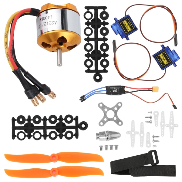 2212 1400KV Motor 8060 Propell 9G Servo 30A XT60 ESC Kit for Fjernstyrt Helikopter