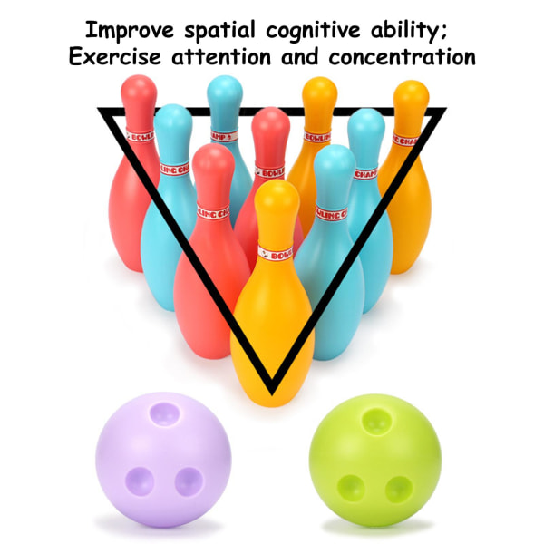 Barn Bowling Leksak Set Inomhus Utomhus Bowling Spel för Barn Pojkar Flickor