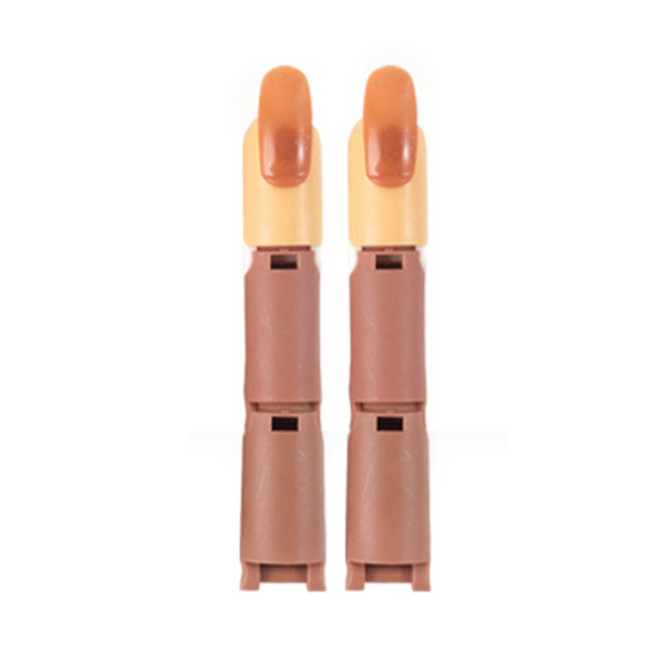 Nail Art Træning Finger Bøjelige Led Falske Negle Tips Øv Finger Mannequin med brun base