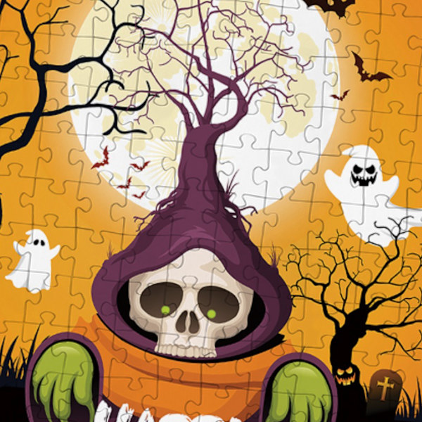 Halloween-aiheinen palapeli parantaa mielikuvitusta ja loogista ajattelukykyä, 300 palaa, CPT245 3