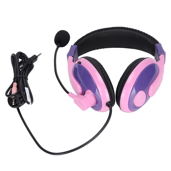 BH3688 kablet headset 3,5 mm hybrid multifunksjonsplugg med omnidireksjonell mikrofonstøtte for XBOX for PS4Pink Purple