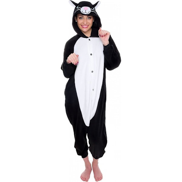 Eläin- ja merieläinpehmolelu Cosplay-asu aikuisille - Hauska ja leikkisä Halloween-asu X-Small Cat
