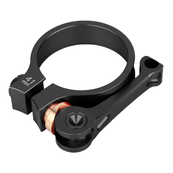 CNC aluminiumlegering Quick Release Cykelsits Rör Clip Cykel Sadelstolps Clamp (svart)