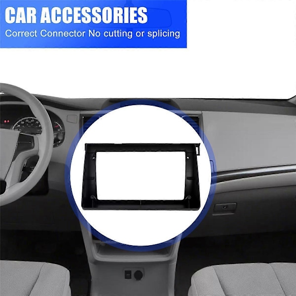2 Din Stereo Spelare Installationsram Panel Dash Kit GPS Ram
