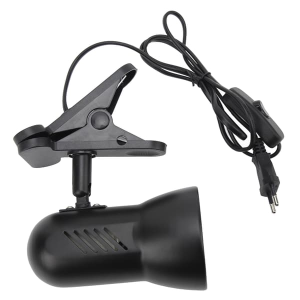 LED Klemmelampe Arbeidslampe 360 Graders Roterbart Hode E27 Bordlampeholder Plug and Play Clip On Leselys EU Plugg 85‑265V