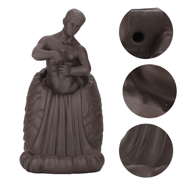 Røgelse Brænder Tilbageflow Vandfald Røgelse Holder Aromaterapi Ornament Hjem Indretning