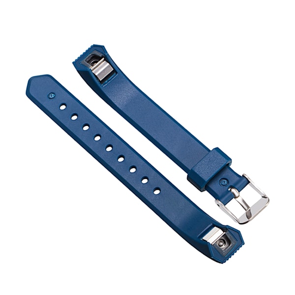 Silikon Twill Sports Armbånd Rem Stropp Justerbar Holdbar Klokkebånd Kompatibel for Fitbit Alta