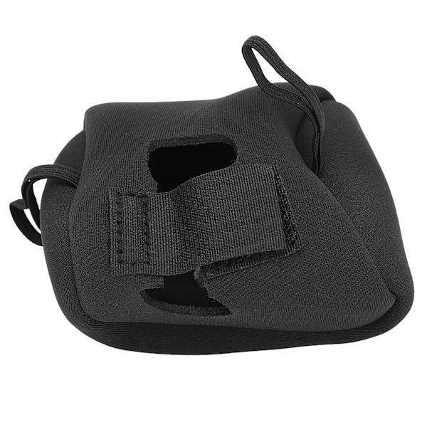 Polyester Baitcasting Reel Cover Beskyttende Etui Anti-kollision Fiskehjul Opbevaringspose (Sort)