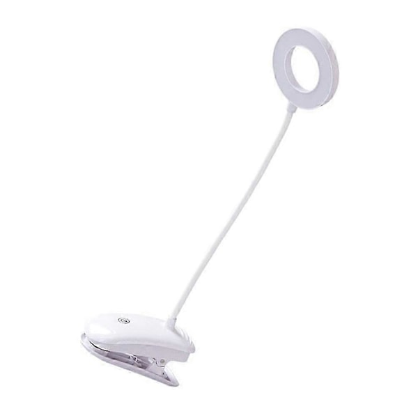 LED Nattlys Bordlampe Dekor Svanehals Skrivebordslampe Klemme Nattlys Hybel Nattlys Nattbordsklemme Lampe
